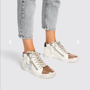 Dolce Vita Zonya High Top Sneaker Copper/White
